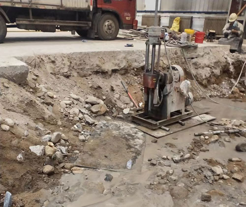 临桂公路下沉压浆